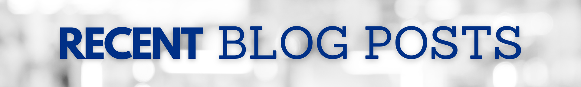 RecentBlogPosts